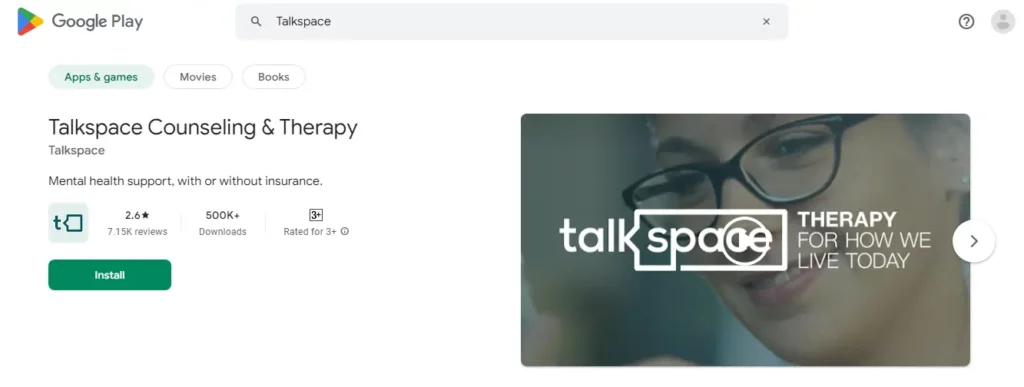 Online Therapy App-Talkspace