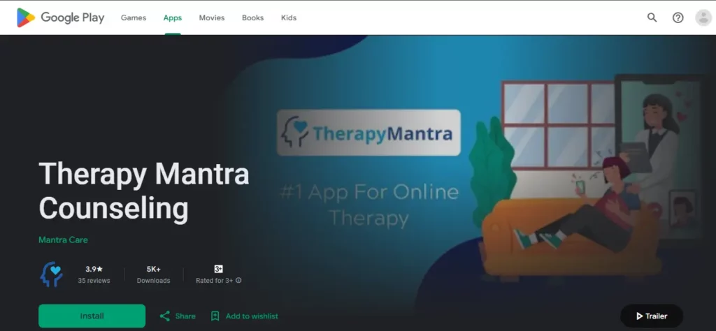 TherapyMantra App For Online Therapy